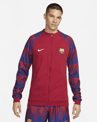 Nike FC Barcelona ジャケット 赤 Nike Barcelona Red Jacket XL Soccer Authentic Zipper Retro